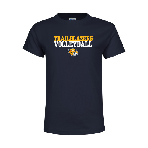  Youth Navy T Shirt - Volleyball Workmark