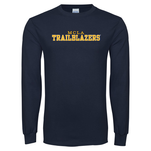  Navy Long Sleeve T-Shirt - MCLA Trailblazers