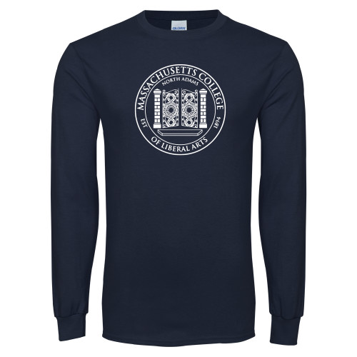  Navy Long Sleeve T-Shirt - Front Gates Seal