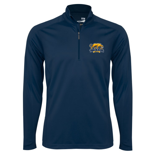  Syntrel Navy Interlock 1/4 Zip - Primary Mark