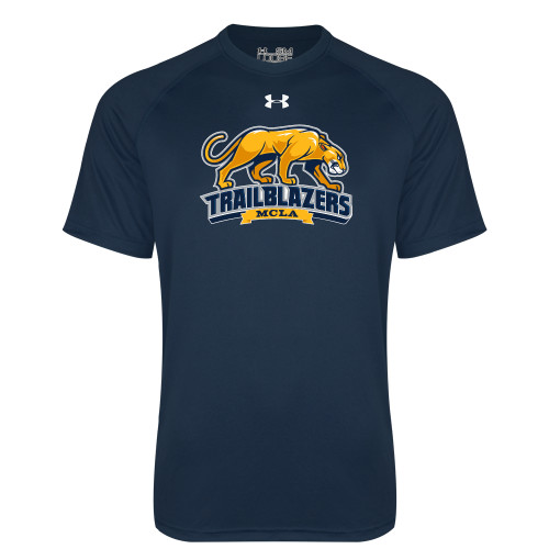  Under Armour Navy Tech Tee - Primary Mark