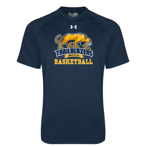  Under Armour Navy Tech Tee - Basketball