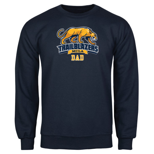  Navy Fleece Crew - Dad