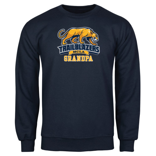  Navy Fleece Crew - Grandpa