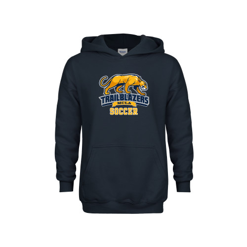  Youth Navy Fleece Hoodie - Soccer
