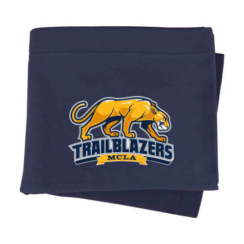  Navy Sweatshirt Blanket - Primary Mark