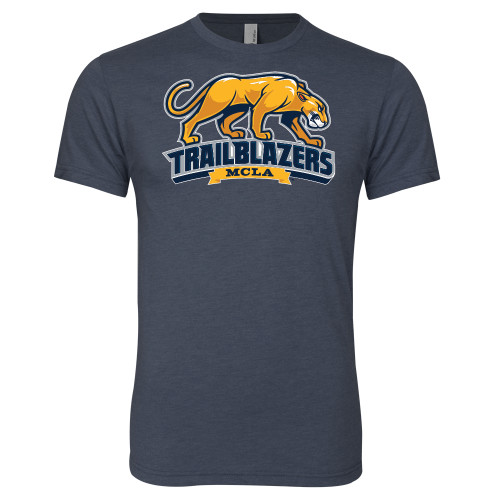  Next Level Navy Triblend Tee - Primary Mark