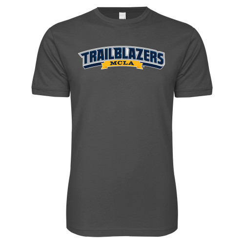 Next Level Charcoal SoftStyle T Shirt - Wordmark