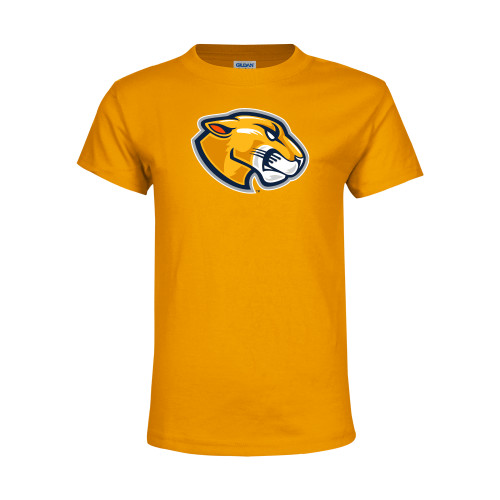  Youth Gold T-Shirt - Mascot Head