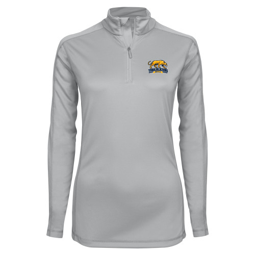  Syntrel Womens Platinum Interlock 1/4 Zip - Primary Mark