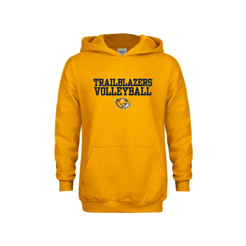  Youth Gold Fleece Hoodie - Volleyball Workmark