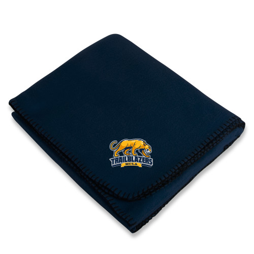  Navy Arctic Fleece Blanket - Primary Mark