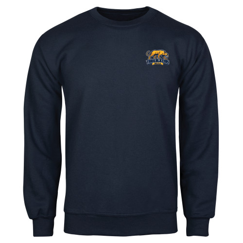  Navy Fleece Crew - Primary Mark