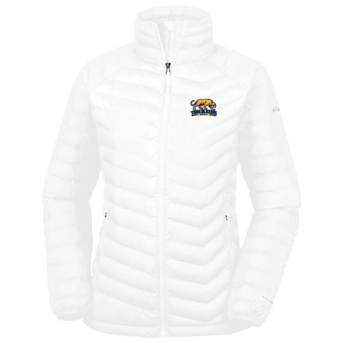  Columbia Womens White Powder Lite Jacket - Primary Mark