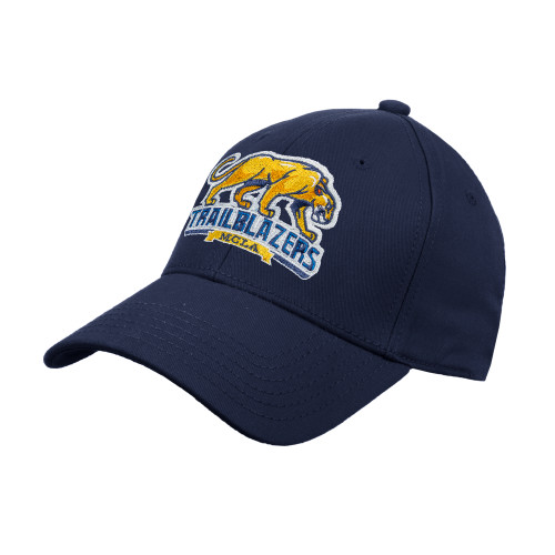 Massachusetts College Navy Structured Adjustable Pro Style Hat