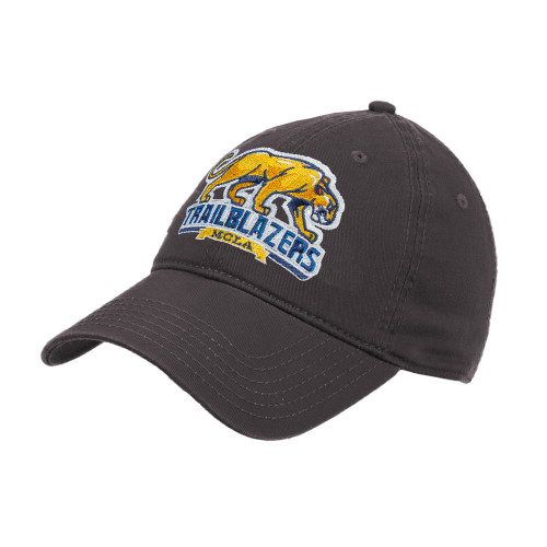  Charcoal Unstructured Adjustable Low Profile Hat - Primary Mark