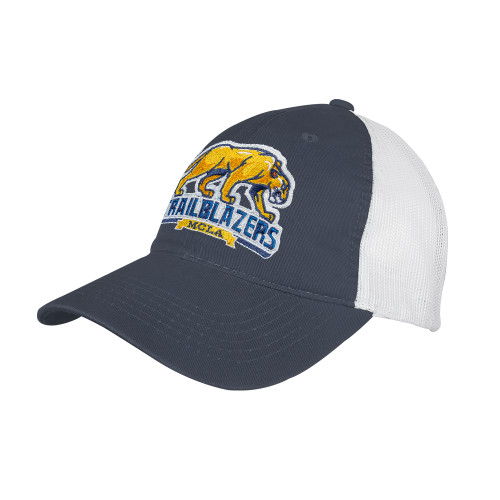 Main Image for  Steel Blue/White Mesh Back Unstructured Low Profile Hat