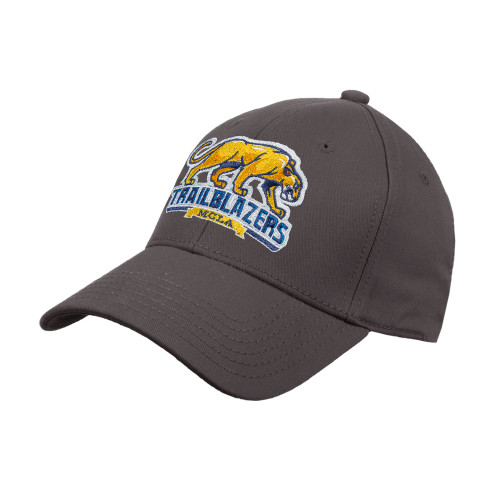  Charcoal Structured Adjustable Pro Style Hat - Primary Mark
