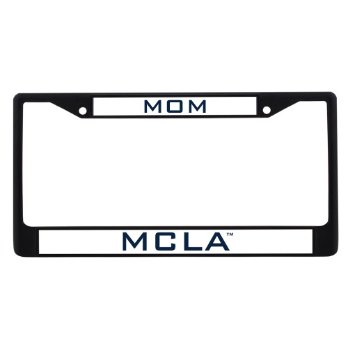  Mom Metal License Plate Frame in Black - Mom