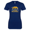 Thumbnail image for  Next Level Womens Navy Boyfriend Tee