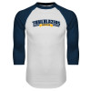 Thumbnail image for  White/Navy Raglan Baseball T Shirt