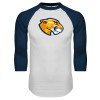 Thumbnail image for  White/Navy Raglan Baseball T Shirt