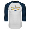 Thumbnail image for  White/Navy Raglan Baseball T Shirt