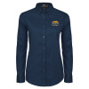 Thumbnail image for  Womens Navy Twill Button Down Long Sleeve 
