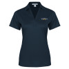 Thumbnail image for  Womens Navy Performance Fine Jacquard Polo