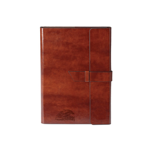  Fabrizio Junior Brown Portfolio w/Loop Closure - Official Logo Engraved