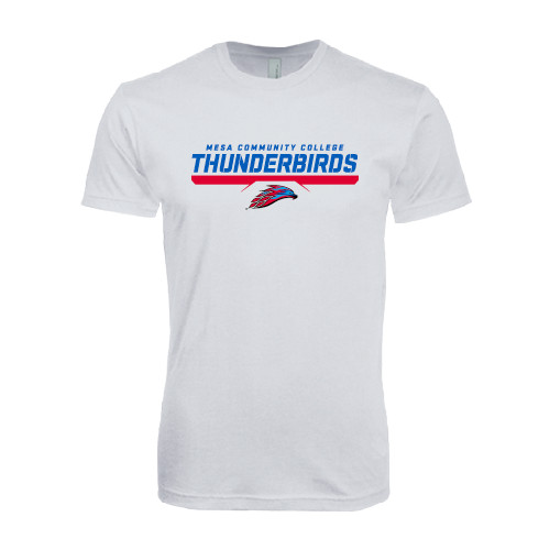  Next Level White SoftStyle T Shirt - Mesa Community College Thunderbirds