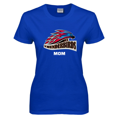  Womens Royal Short Sleeve Tee - Mom