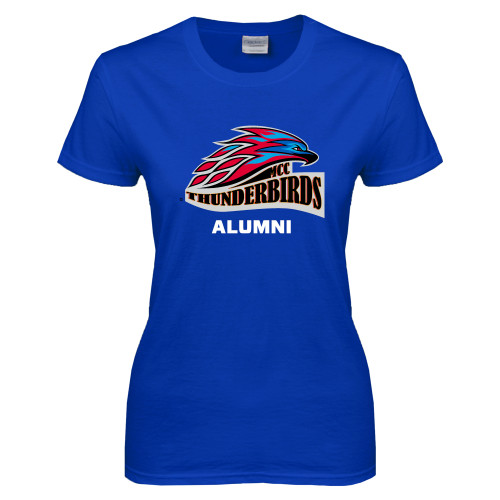  Womens Royal Short Sleeve Tee - Alumni