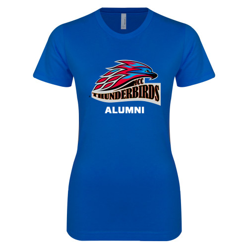  Next Level Womens Royal Boyfriend Tee - Alumni