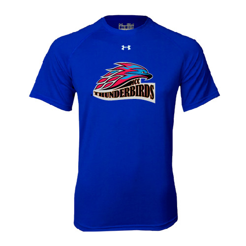  Under Armour Royal Tech Tee - Official Logo