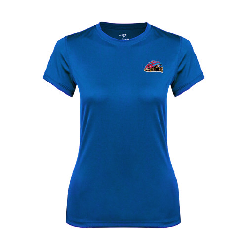  Womens Royal Performance Tee - Official Logo