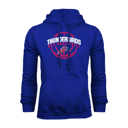  Royal Fleece Hoodie - Thunderbirds MCC Basketball w/ Ball
