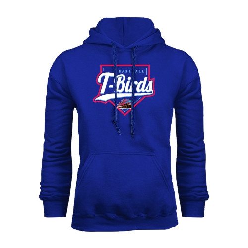  Royal Fleece Hoodie - T-Birds Baseball w/ Plate
