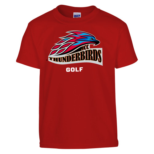  Youth Red T Shirt - Golf