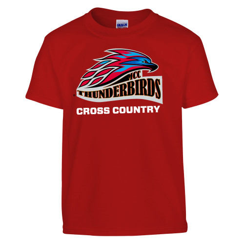  Youth Red T Shirt - Cross Country