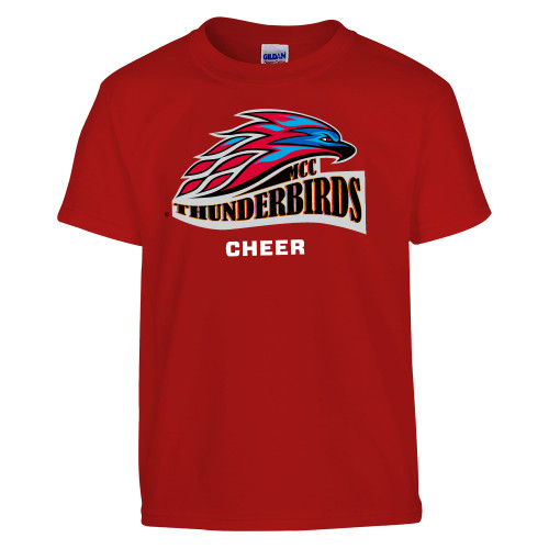  Youth Red T Shirt - Cheer