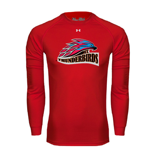 Main Image for  Under Armour Red Long Sleeve Tech Tee