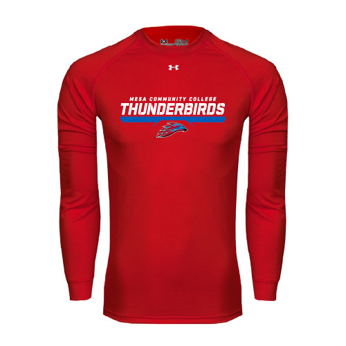 Main Image for  Under Armour Red Long Sleeve Tech Tee