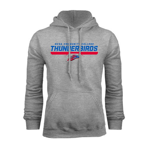 Grey Fleece Hoodie - Mesa Community College Thunderbirds