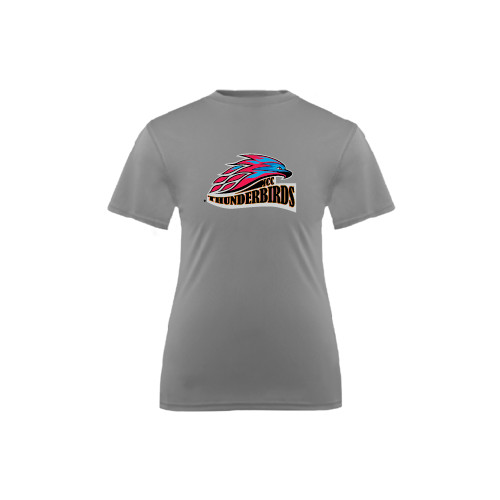  Youth Performance Grey Concrete Tee - Official Logo