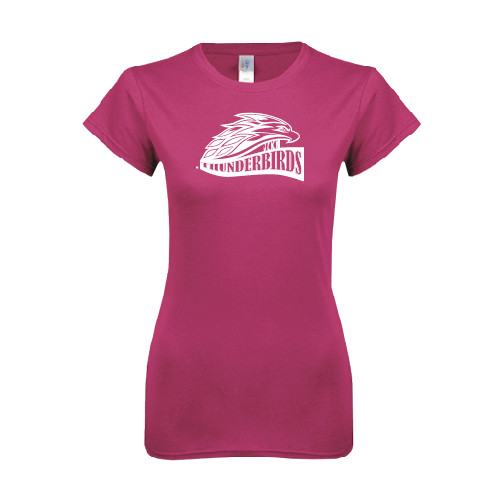 Main Image for  Next Level Womens Fuchsia Boyfriend Tee