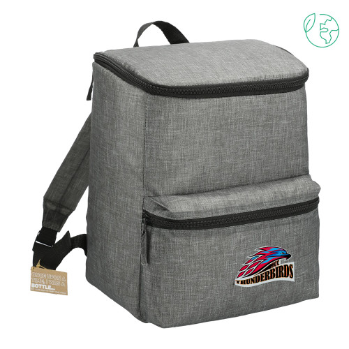  Excursion Charcoal Recycled 20 Can Backpack Cooler - Official Logo