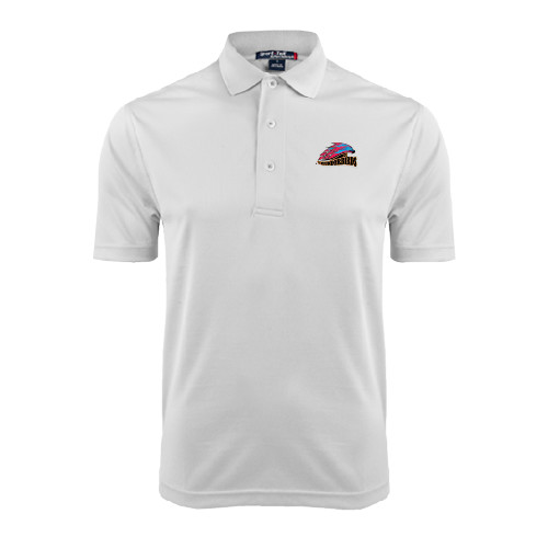  White Dry Mesh Polo - Official Logo