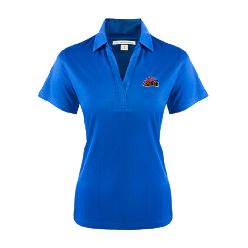  Womens Royal Performance Fine Jacquard Polo - Official Logo