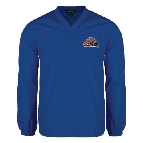  Royal V Neck Raglan Windshirt - Official Logo